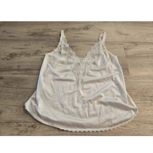 Vintage Slip Top Lace White 34 Lace